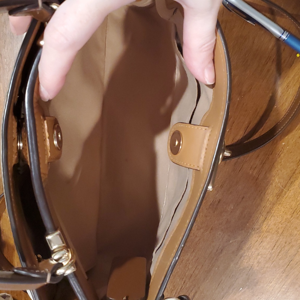 Like NEW Coach Belted Colorblock Lane Carryall Bag - Picture 10 of 13